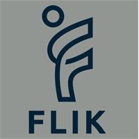 FLIK Klubblogo Blå Transfermerke