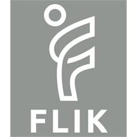 FLIK Klubblogo Hvit N Transfermerke 48mm x 81mm